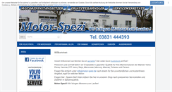 Desktop Screenshot of motorenservice-stralsund.de
