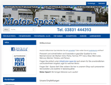 Tablet Screenshot of motorenservice-stralsund.de